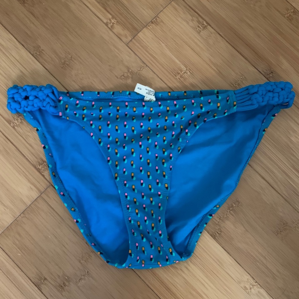 Aerie Blue Spotted Bikini Bottom